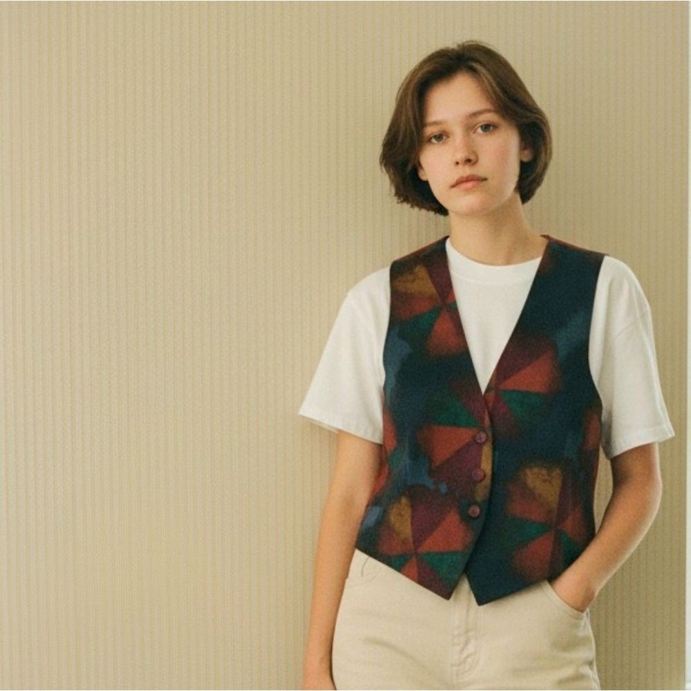 90's "Blast" Vintage Multicolour Vest